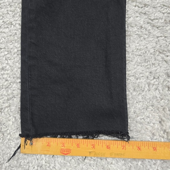 Levi's 501 Women's Button Fly Straight Leg Jeans 29x30 (fits 26x29) Grunge Y2K - Picture 13 of 14